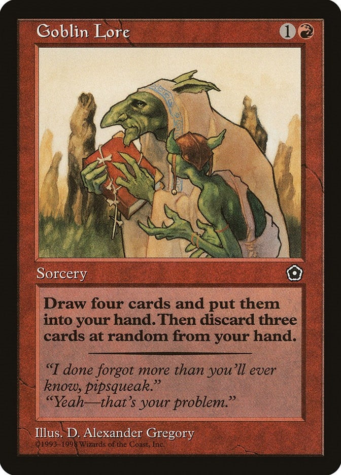 Image for Goblin Lore (Portal Second Age) - Magic: The Gathering
