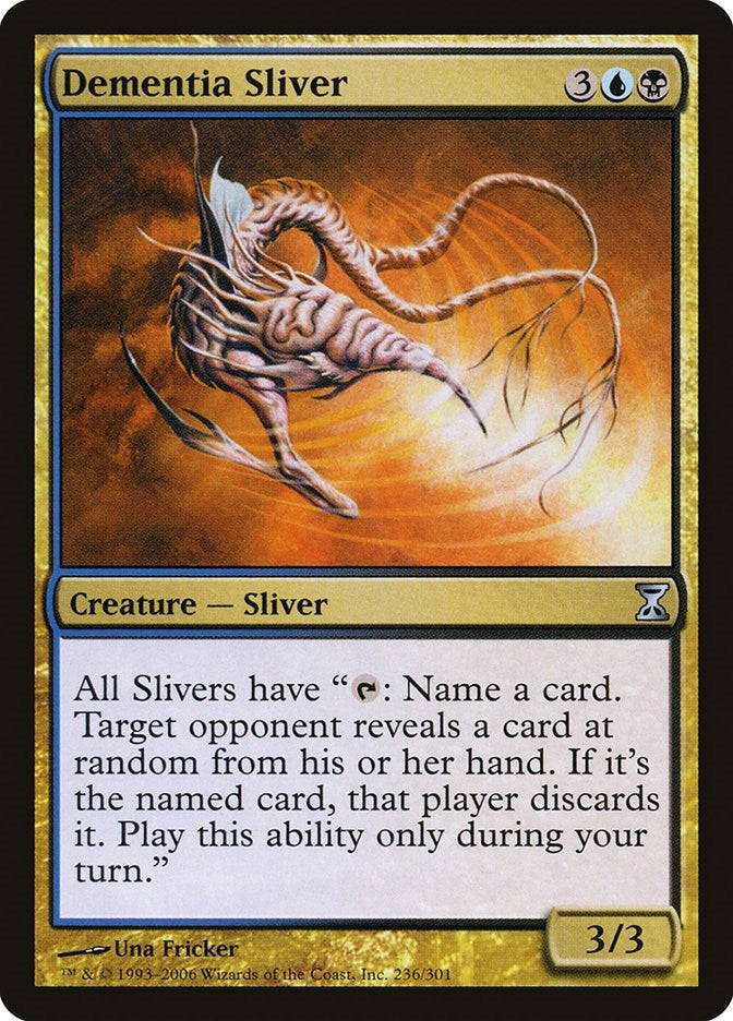 Image for Dementia Sliver (Time Spiral) (236) - Magic: The Gathering