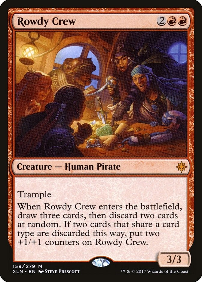 Image for Rowdy Crew (Ixalan) (159) - Magic: The Gathering