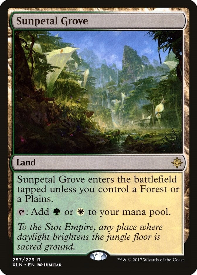 Image for Sunpetal Grove (Ixalan) (257) - Magic: The Gathering