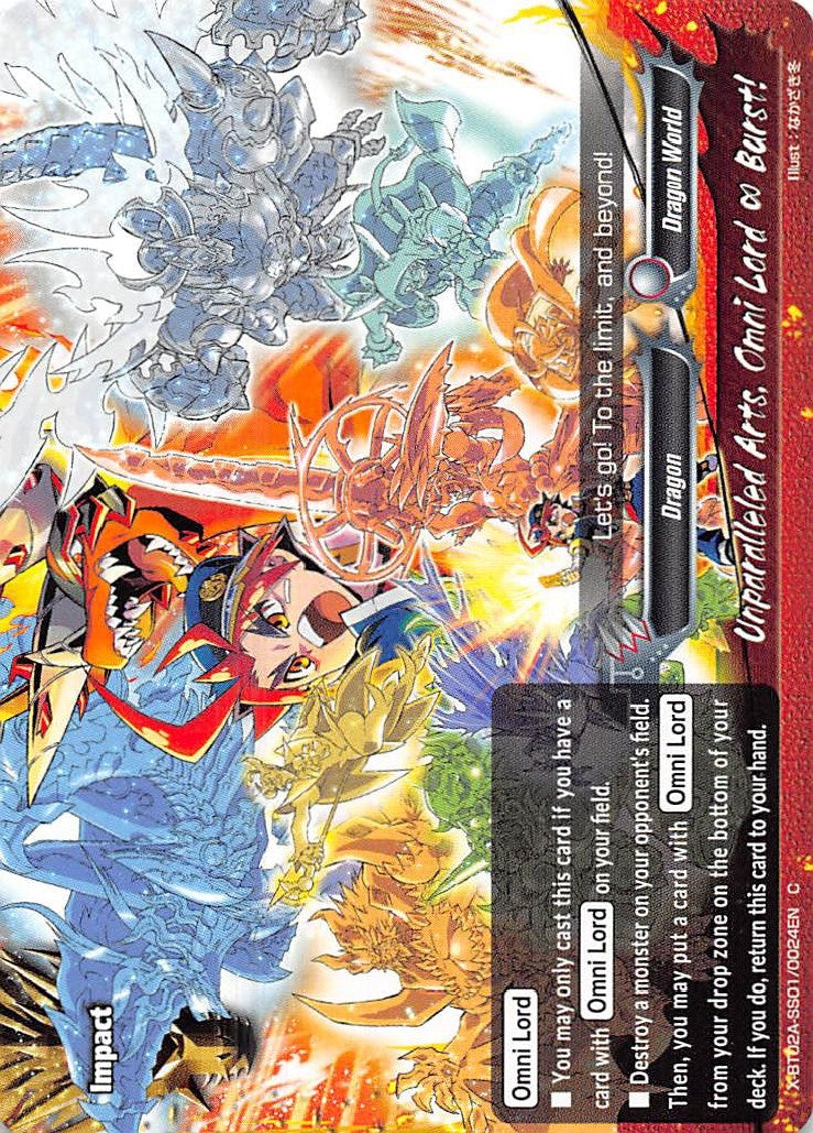 Image for Unparalleled Arts, Omni Lord Continuous Burst! (Evolution & Mutation) (X-BT02A-SS01/0024EN) - Future Card BuddyFight