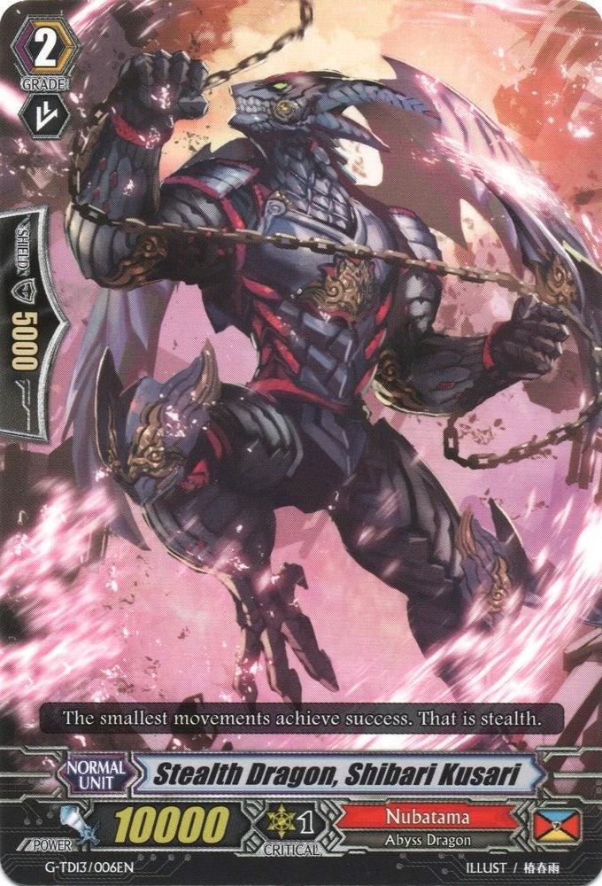 Image for Stealth Dragon, Shibari Kusari (G-TD13: Evil Eye Sovereign) (G-TD13/006EN) - Cardfight Vanguard