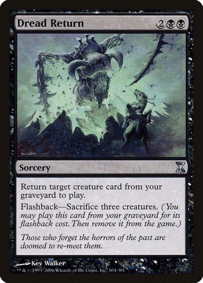 Image for Dread Return (Time Spiral) (104) - Magic: The Gathering