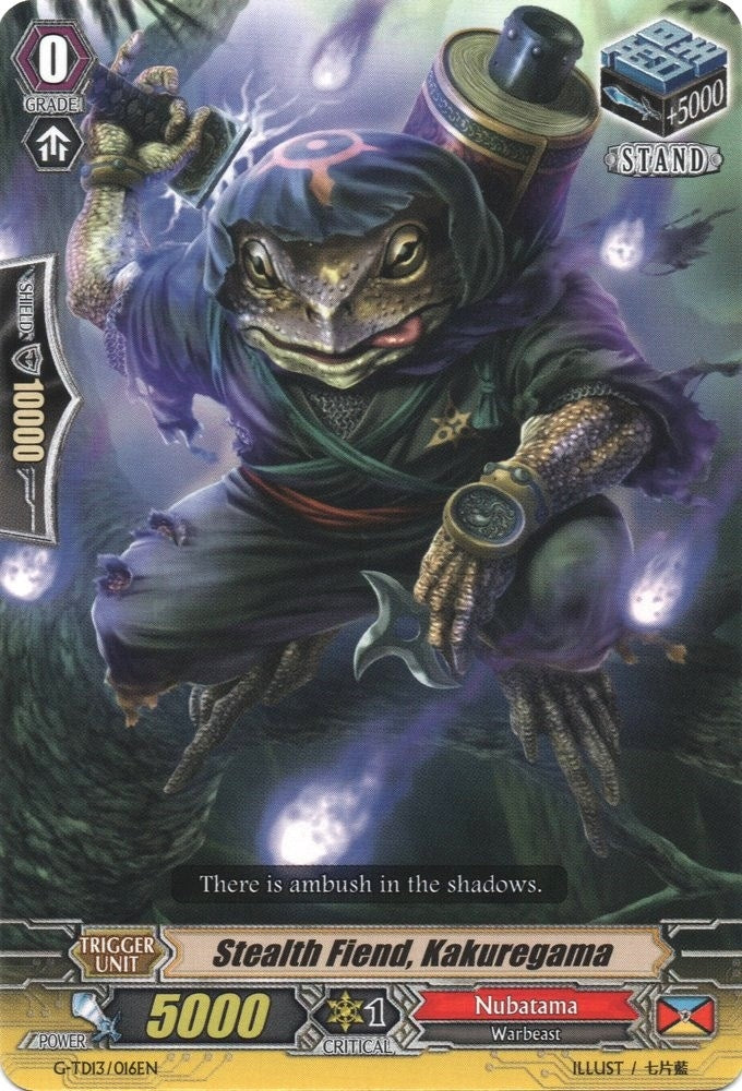 Image for Stealth Fiend, Kakuregama (G-TD13: Evil Eye Sovereign) (G-TD13/016EN) - Cardfight Vanguard