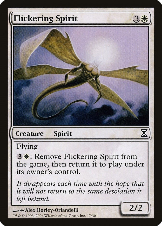 Image for Flickering Spirit (Time Spiral) (17) - Magic: The Gathering