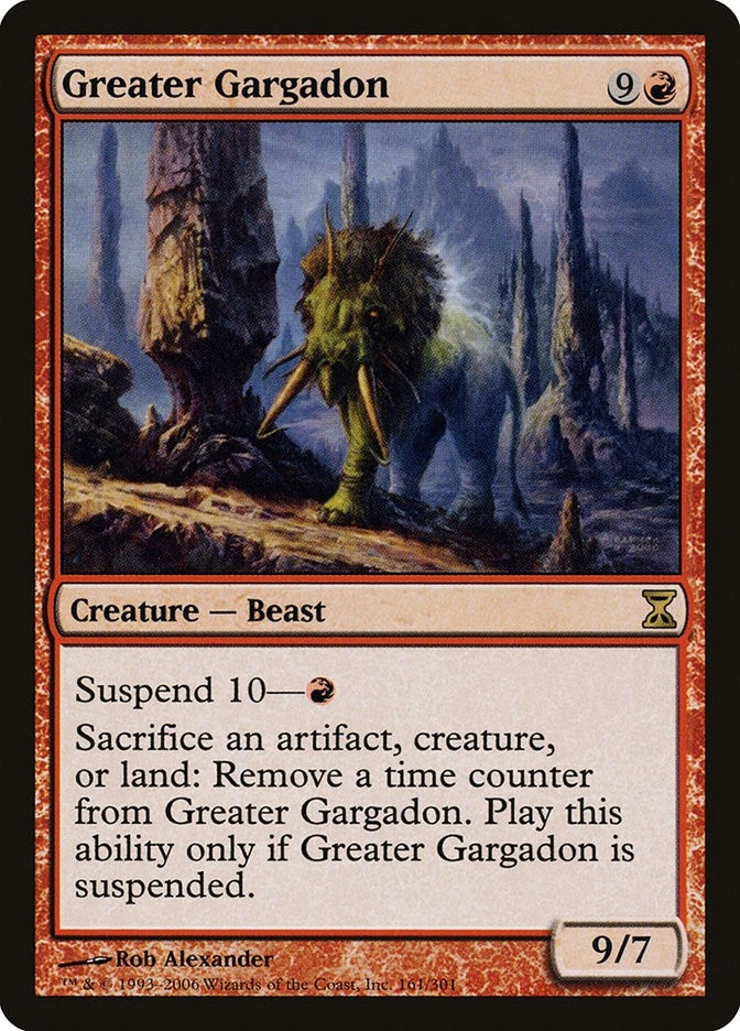 Image for Greater Gargadon (Time Spiral) (161) - Magic: The Gathering