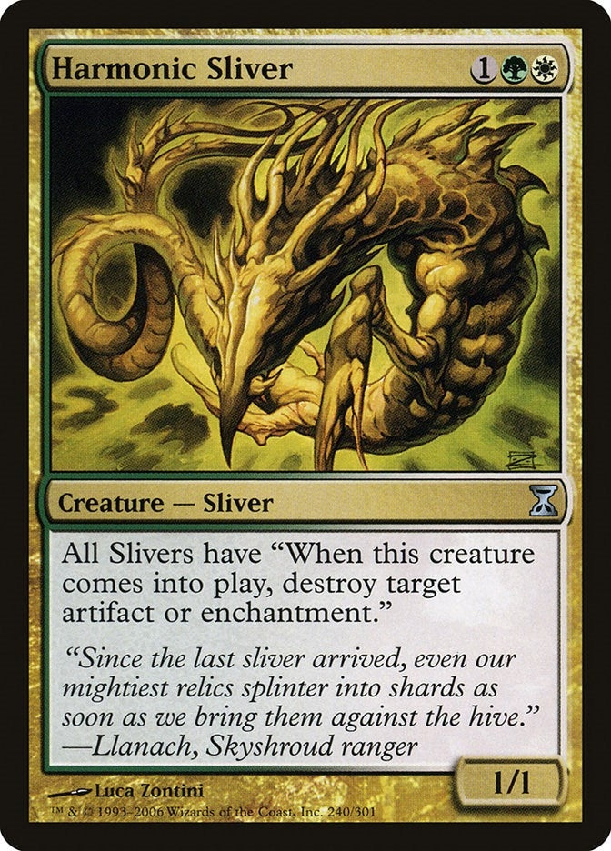 Image for Harmonic Sliver (Time Spiral) (240) - Magic: The Gathering
