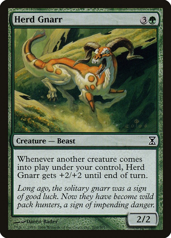 Image for Herd Gnarr (Time Spiral) (200) - Magic: The Gathering