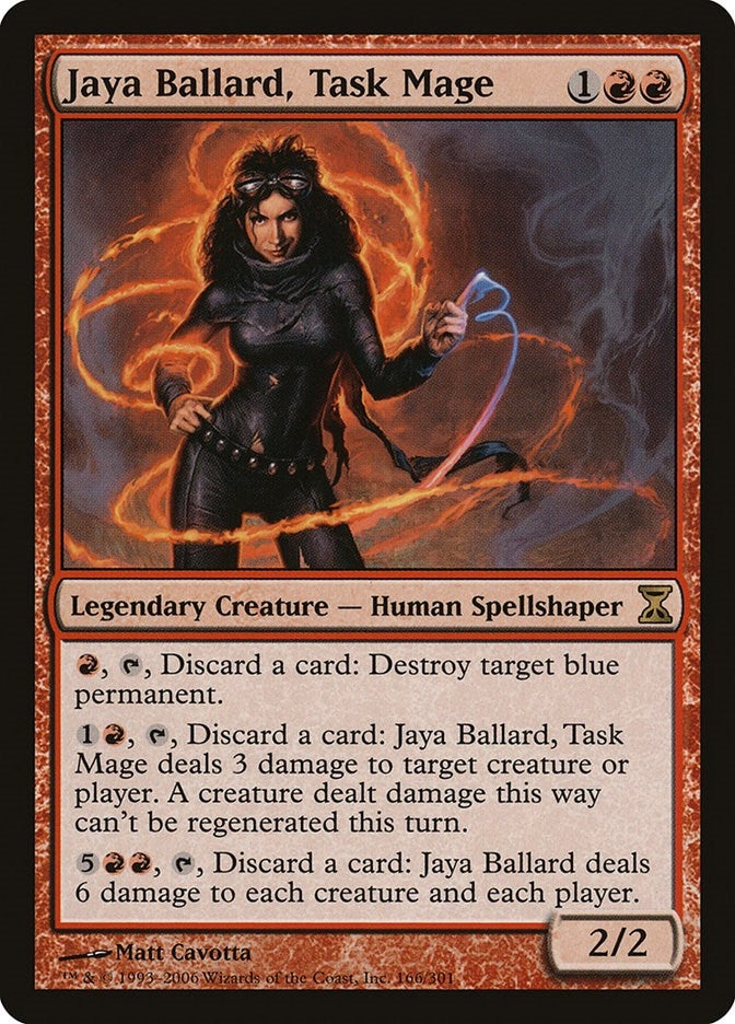 Image for Jaya Ballard, Task Mage (Time Spiral) (166) - Magic: The Gathering