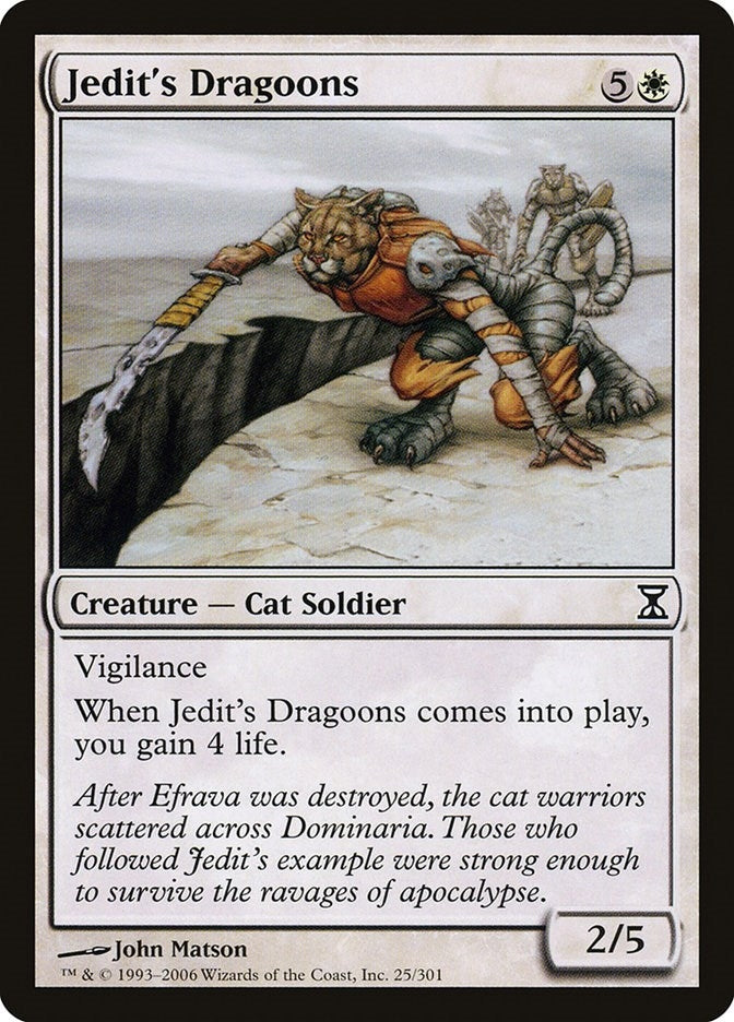 Image for Jedit's Dragoons (Time Spiral) (25) - Magic: The Gathering
