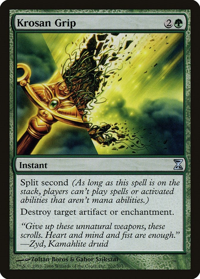 Image for Krosan Grip (Time Spiral) (202) - Magic: The Gathering