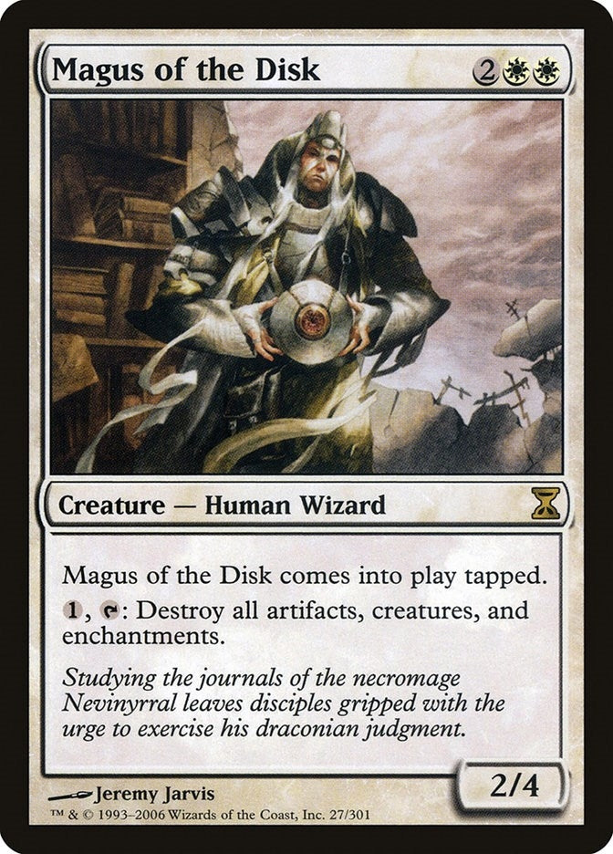 Image for Magus of the Disk (Time Spiral) (27) - Magic: The Gathering