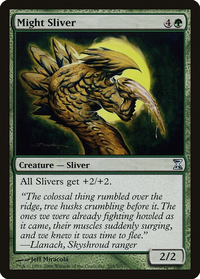 Image for Might Sliver (Time Spiral) (205) - Magic: The Gathering