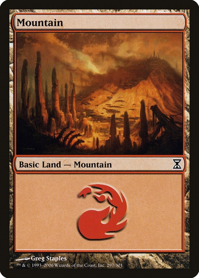 Image for Mountain (297) (Time Spiral) (297) - Magic: The Gathering