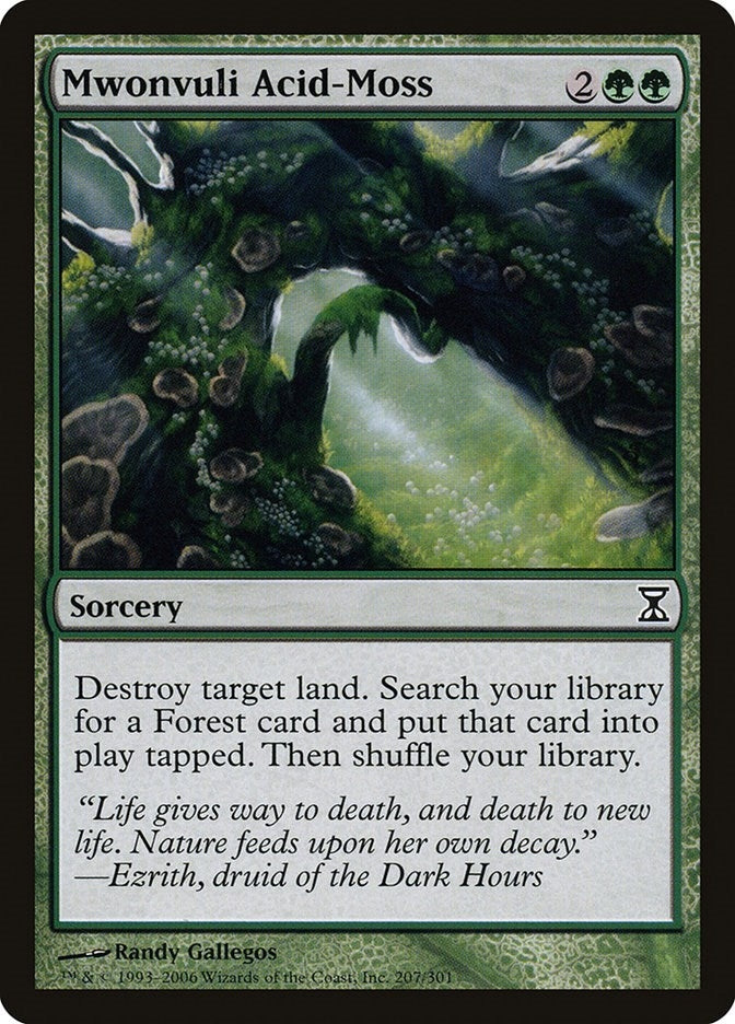 Image for Mwonvuli Acid-Moss (Time Spiral) (207) - Magic: The Gathering