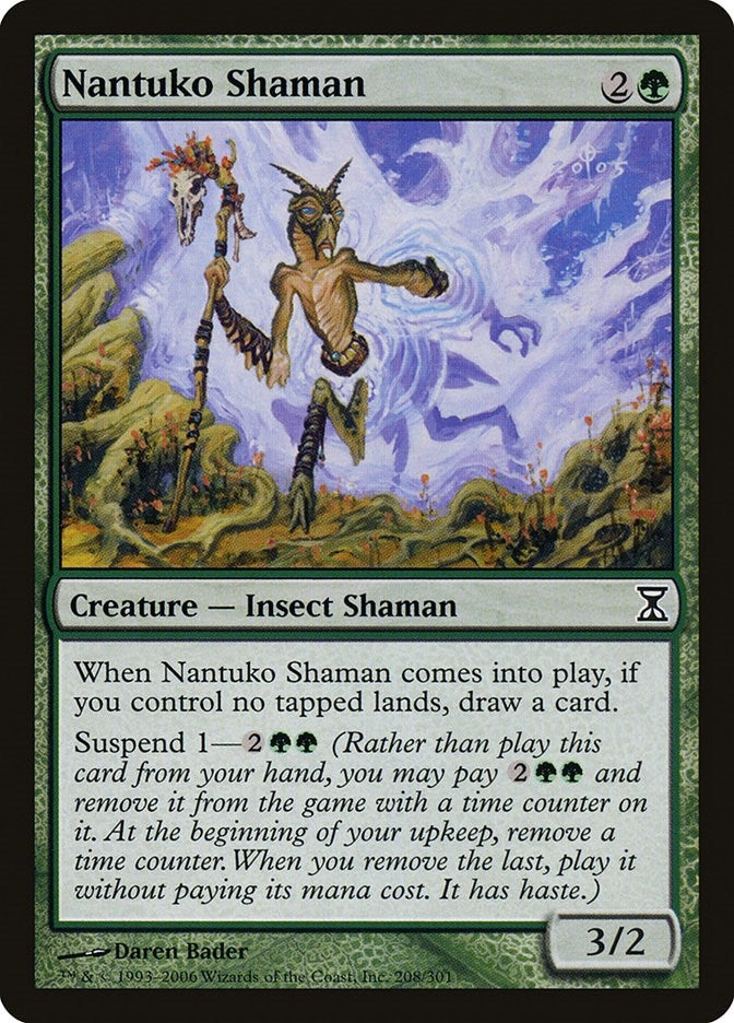 Image for Nantuko Shaman (Time Spiral) (208) - Magic: The Gathering