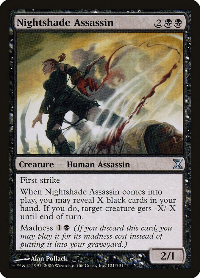 Image for Nightshade Assassin (Time Spiral) (121) - Magic: The Gathering