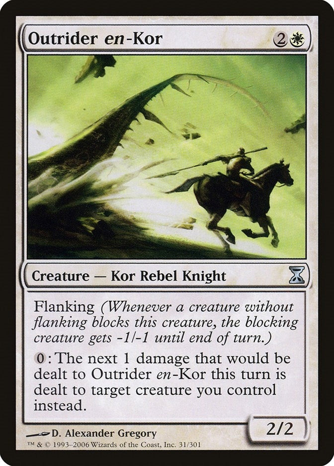 Image for Outrider en-Kor (Time Spiral) (31) - Magic: The Gathering