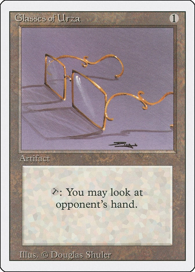 Image for Glasses of Urza (Revised Edition) - Magic: The Gathering