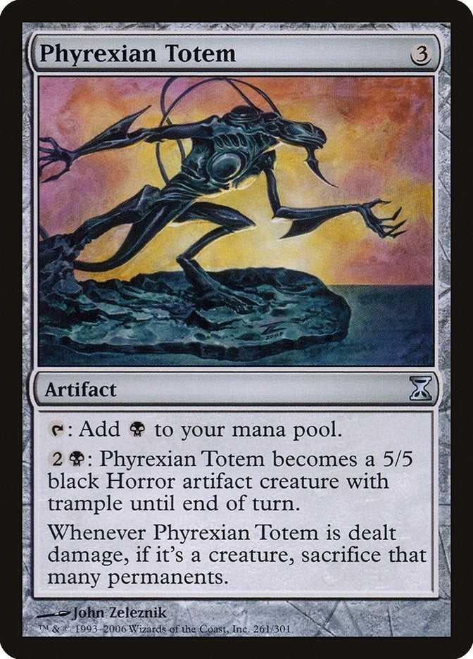Image for Phyrexian Totem (Time Spiral) (261) - Magic: The Gathering