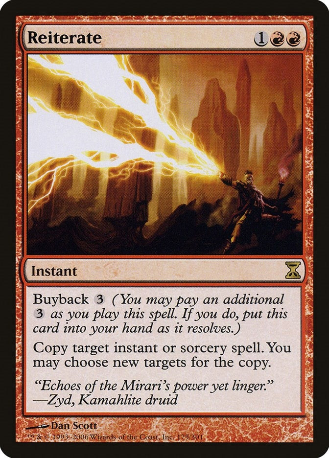 Image for Reiterate (Time Spiral) (175) - Magic: The Gathering