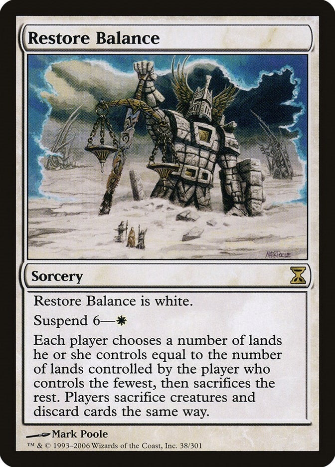 Image for Restore Balance (Time Spiral) (38) - Magic: The Gathering