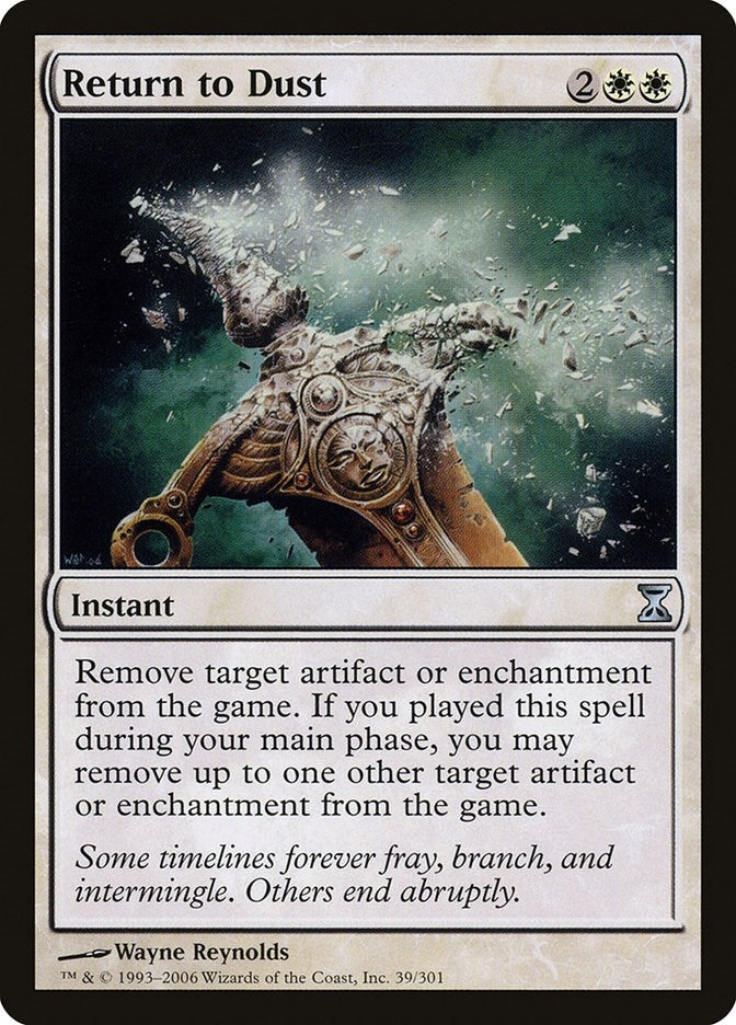 Image for Return to Dust (Time Spiral) (39) - Magic: The Gathering