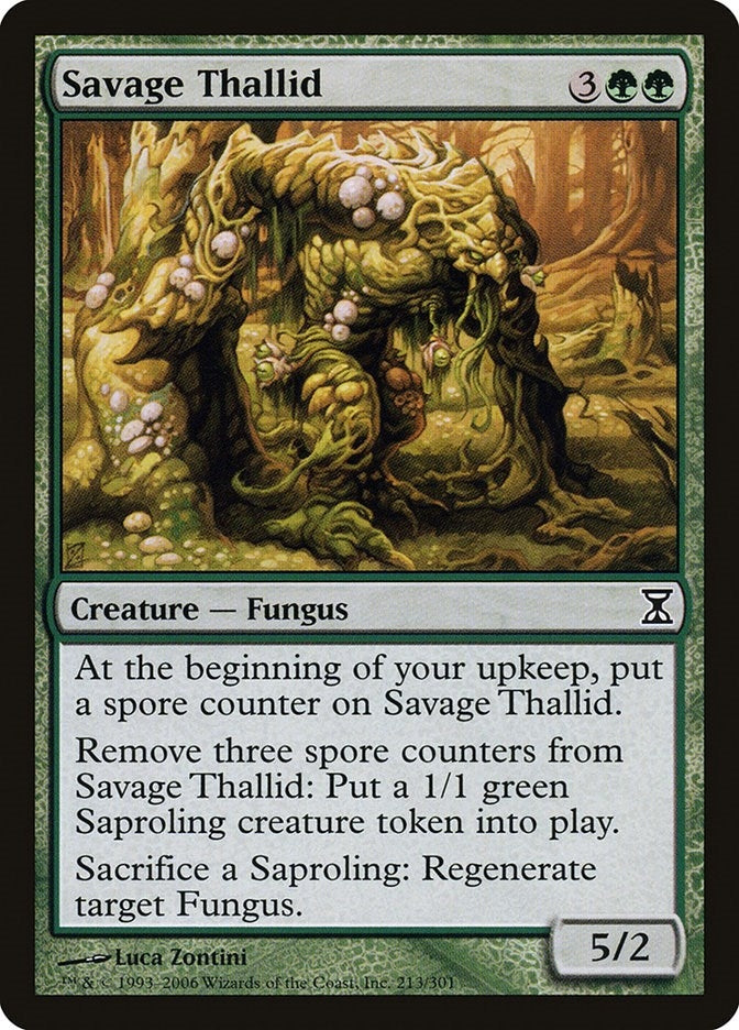 Image for Savage Thallid (Time Spiral) (213) - Magic: The Gathering