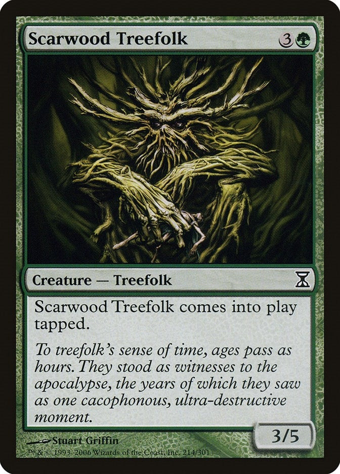 Image for Scarwood Treefolk (Time Spiral) (214) - Magic: The Gathering