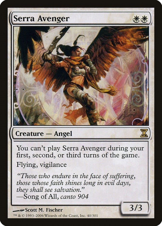Image for Serra Avenger (Time Spiral) (40) - Magic: The Gathering