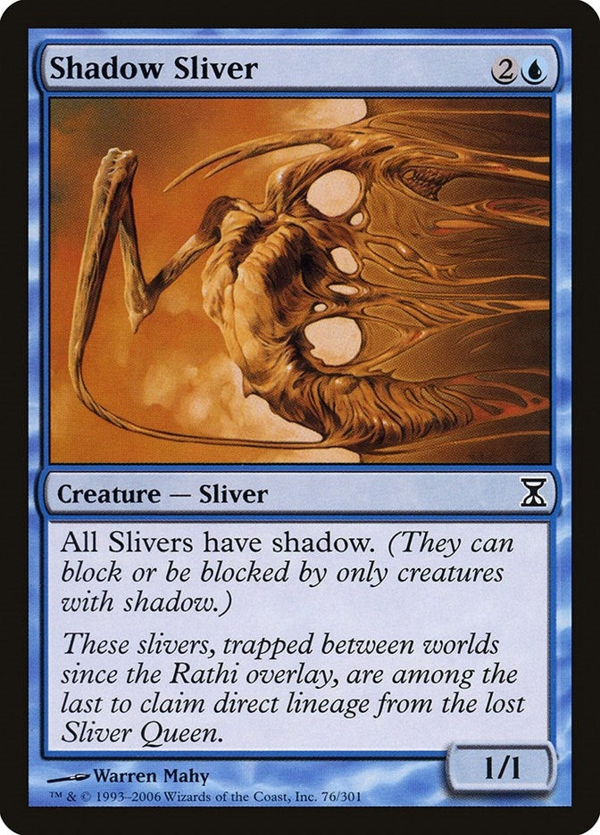 Image for Shadow Sliver (Time Spiral) (76) - Magic: The Gathering
