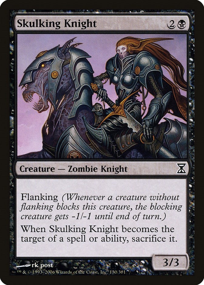 Image for Skulking Knight (Time Spiral) (130) - Magic: The Gathering