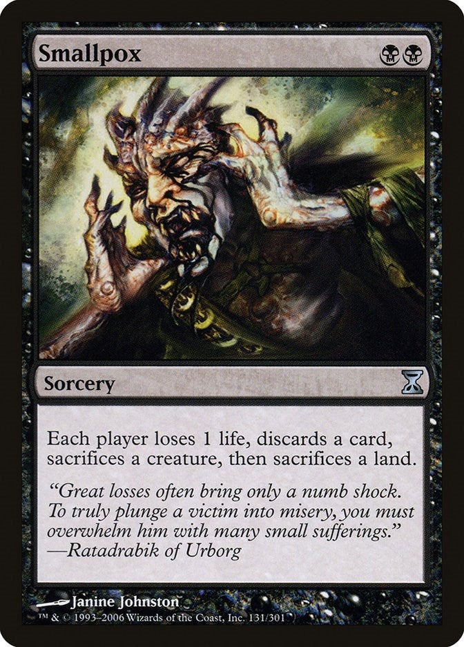 Image for Smallpox (Time Spiral) (131) - Magic: The Gathering