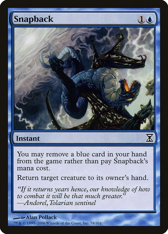 Image for Snapback (Time Spiral) (78) - Magic: The Gathering