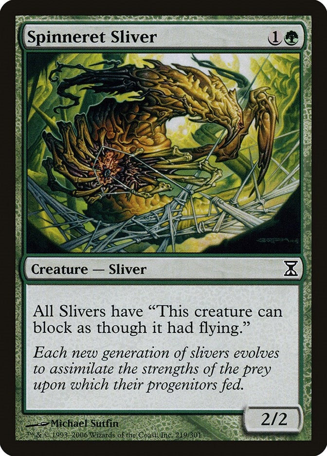 Image for Spinneret Sliver (Time Spiral) (219) - Magic: The Gathering
