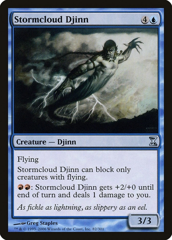 Image for Stormcloud Djinn (Time Spiral) (82) - Magic: The Gathering