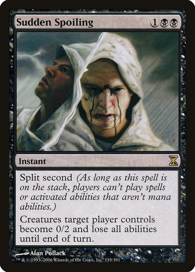 Image for Sudden Spoiling (Time Spiral) (135) - Magic: The Gathering