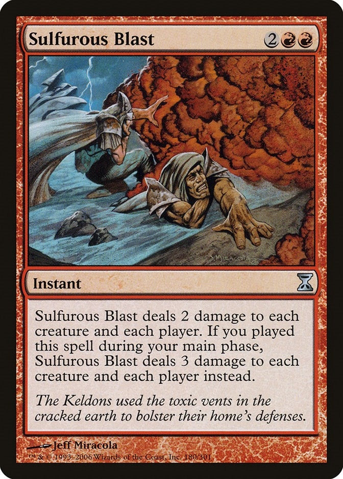 Image for Sulfurous Blast (Time Spiral) (180) - Magic: The Gathering