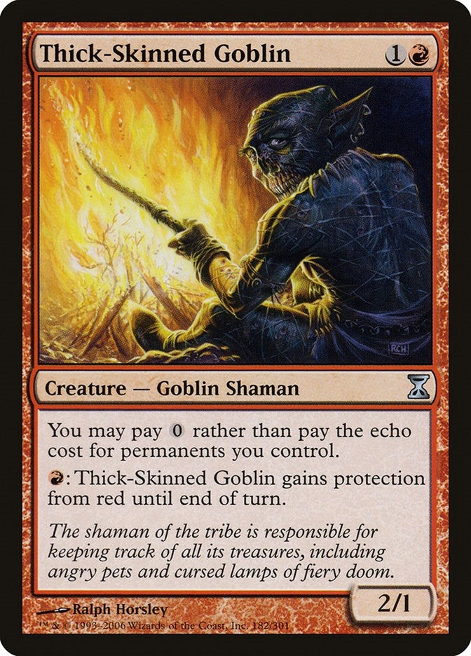 Image for Thick-Skinned Goblin (Time Spiral) (182) - Magic: The Gathering