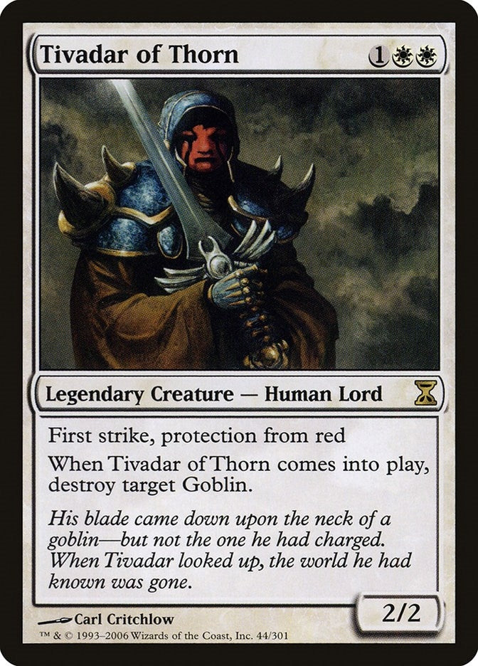 Image for Tivadar of Thorn (Time Spiral) (44) - Magic: The Gathering