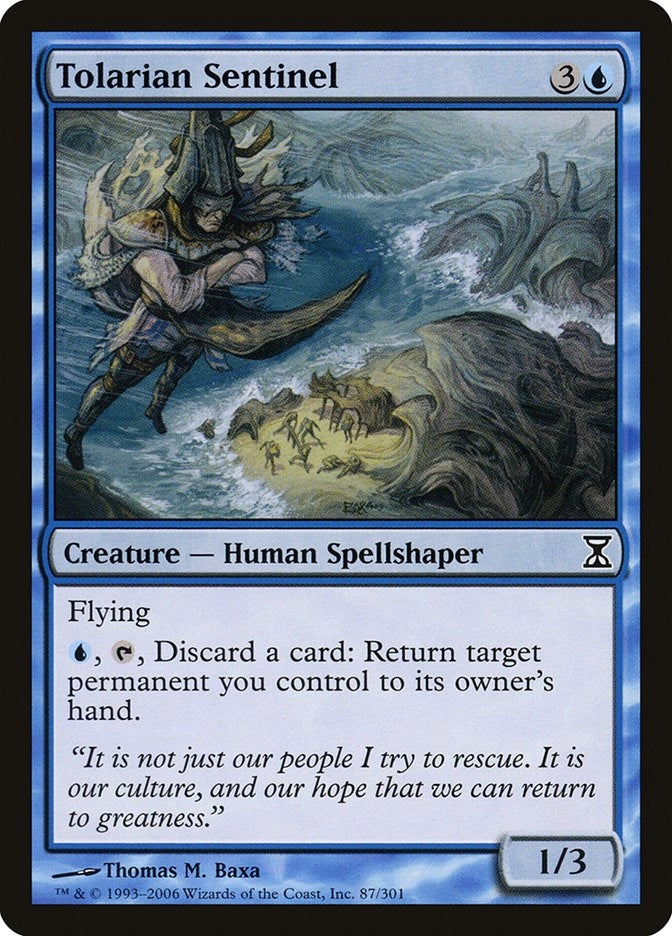 Image for Tolarian Sentinel (Time Spiral) (87) - Magic: The Gathering