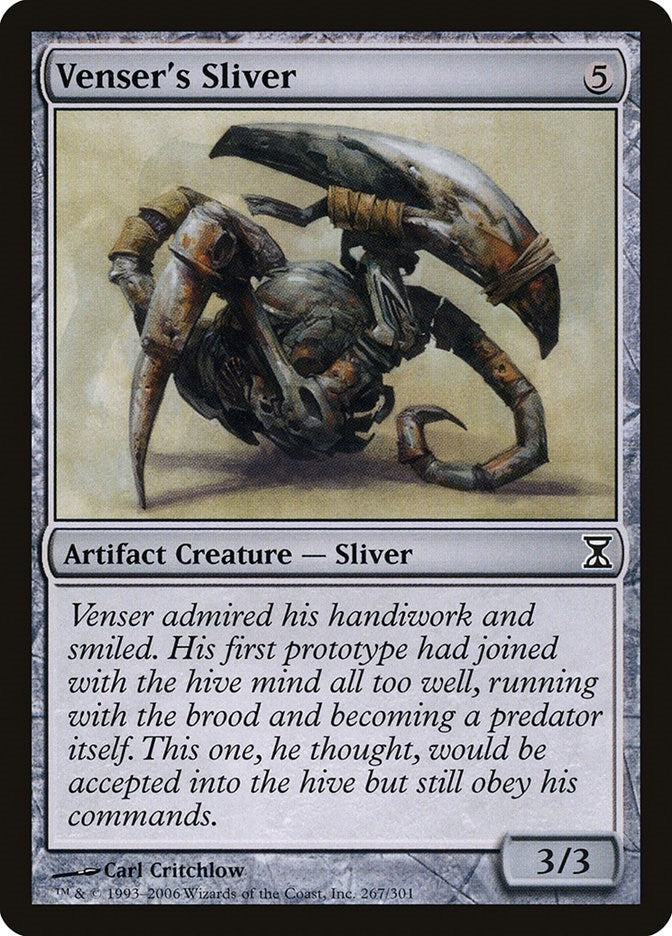 Image for Venser's Sliver (Time Spiral) (267) - Magic: The Gathering