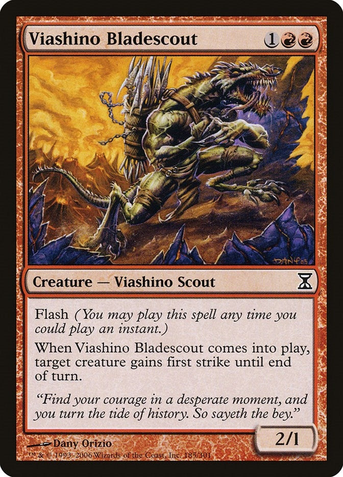 Image for Viashino Bladescout (Time Spiral) (185) - Magic: The Gathering