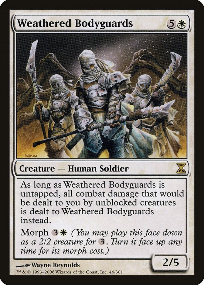 Image for Weathered Bodyguards (Time Spiral) (46) - Magic: The Gathering