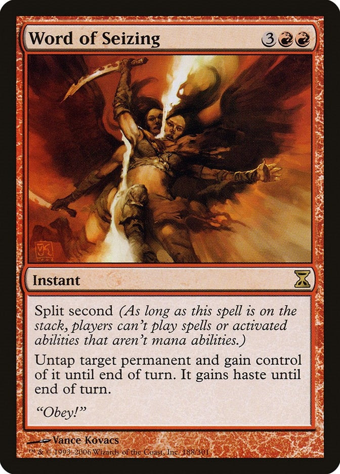 Image for Word of Seizing (Time Spiral) (188) - Magic: The Gathering