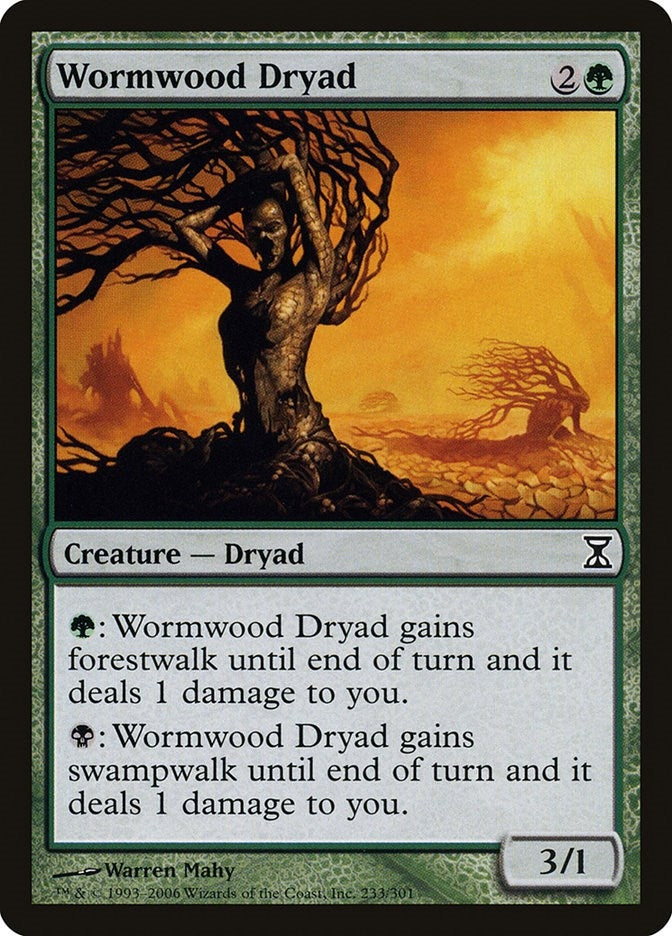Image for Wormwood Dryad (Time Spiral) (233) - Magic: The Gathering