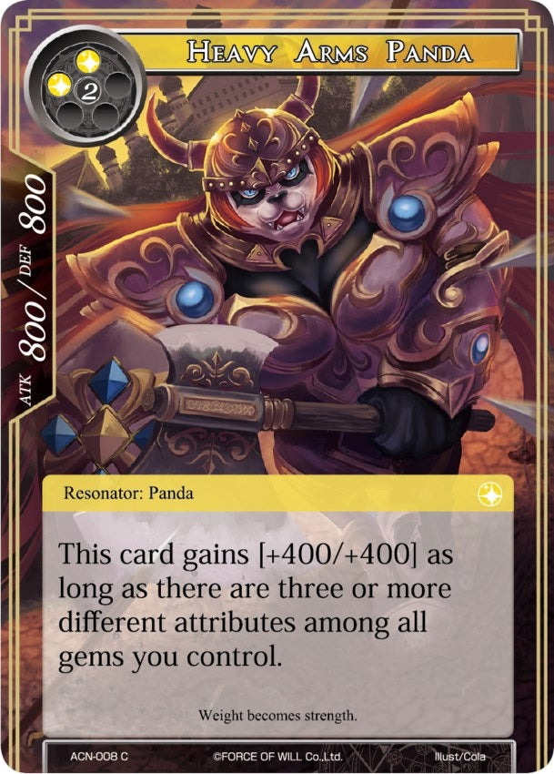 Image for Heavy Arms Panda (Ancient Nights) (ACN-008) - Force of Will