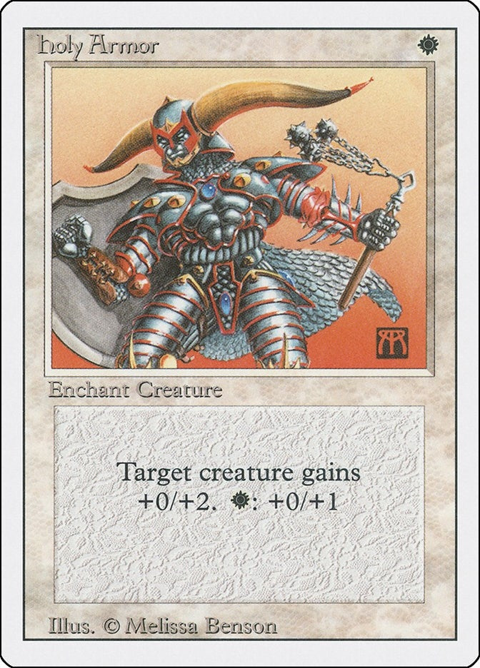 Image for Holy Armor (Revised Edition) - Magic: The Gathering