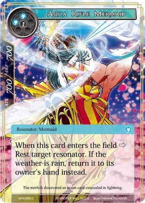 Image for Aqua Rifle Mermaid (Ancient Nights) (ACN-059) - Force of Will