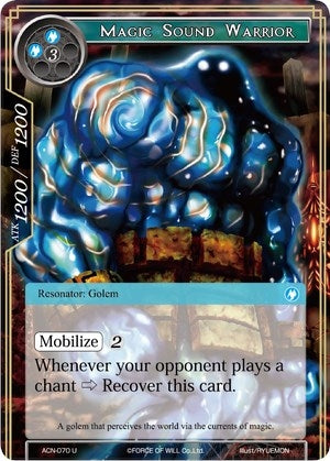 Image for Magic Sound Warrior (Ancient Nights) (ACN-070) - Force of Will